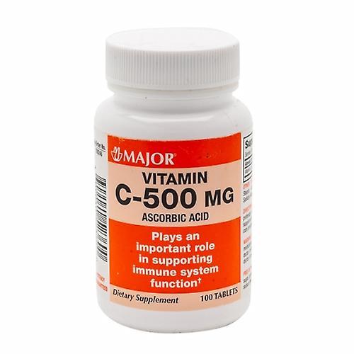 Major Pharmaceuticals Hlavné lieky vitamín C, 500mg, 100 kariet (balenie po 4) on Productcaster.