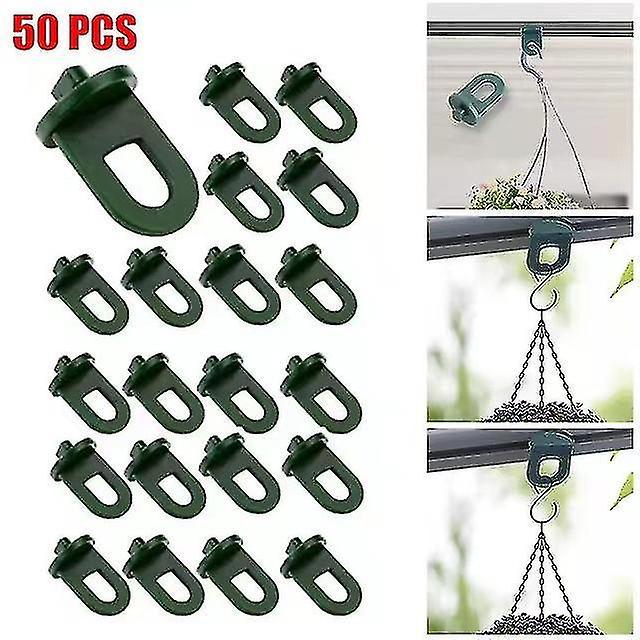 Greenhouse Clips Set Of 50 With Extra Strong Hold And Eyelets - The Best Trellis And The Best Plant Holder For Your Greenhouse -xx on Productcaster.