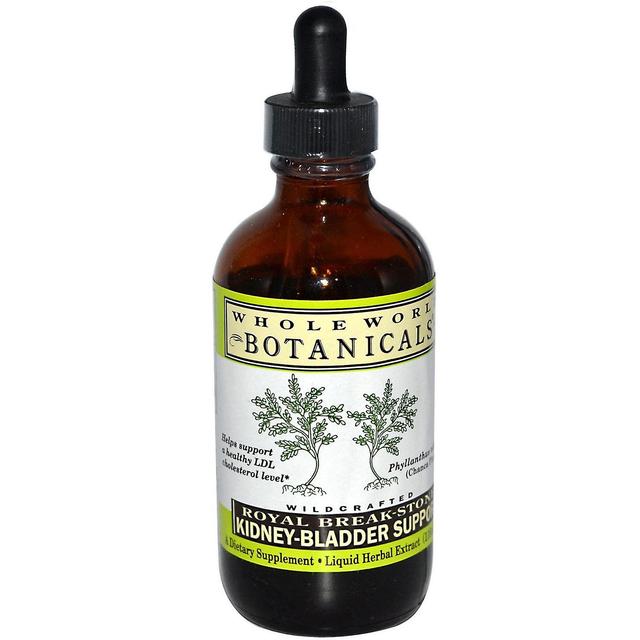 Whole World Botanicals, Royal Break-Stone, Kidney-Bladder Support, 4 oz (118 ml) on Productcaster.