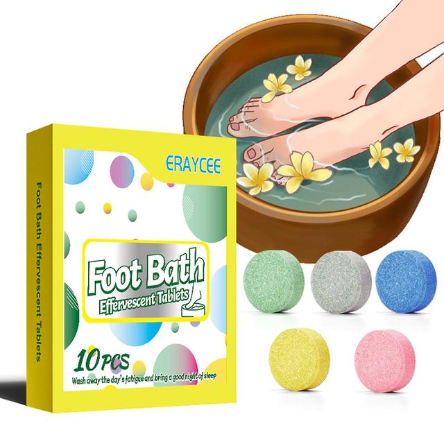 Flye Essential Oil Footbath Effervescent Tablets 2024 Newest Footbath Effervescent-Tablets Essential Oil Foot Bath Soak Bath Essential 10PCS FLY133... on Productcaster.