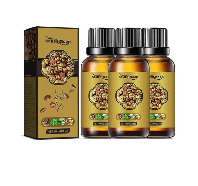 3pcs Belly Drainage Caffeine Massage Oil, Lymphatic Drainage Caffeineoil, Slimming Tummy Caffeineoil, 10ml,30ml Natural Drainage Caffeineoil Essent... on Productcaster.