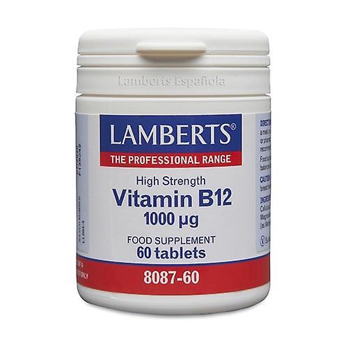 Lamberts B12 vitamin 60 tablets of 1000mg on Productcaster.