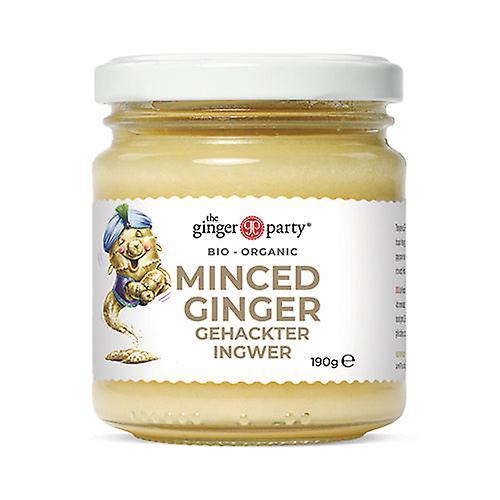 The ginger party organic minced ginger 190g on Productcaster.