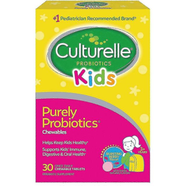 Culturelle kids daily probiotic chewable tablets for immune support, digestive and oral health, berry, 30 ea on Productcaster.