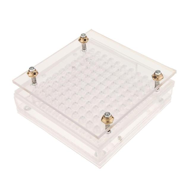 100 Holes Acrylic Capsule Filling Machine Manual Empty Capsule Filler Board 00# on Productcaster.