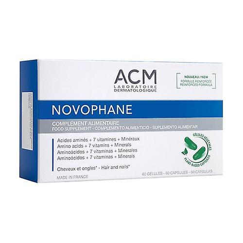 ACM Laboratories Novophane hair and nails 60 capsules on Productcaster.