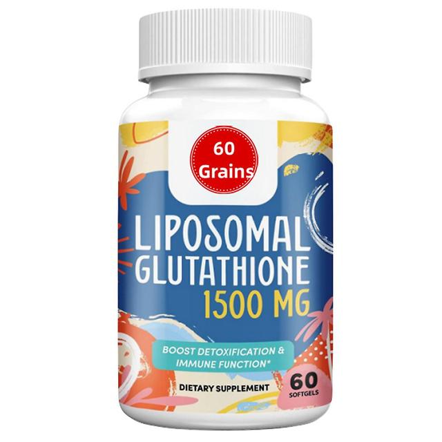 1500 mg de glutathion liposomal, L-glutathion réduit, supplément de glutathion avec vitamine C, antioxydant principal, absorption améliorée - antio... on Productcaster.