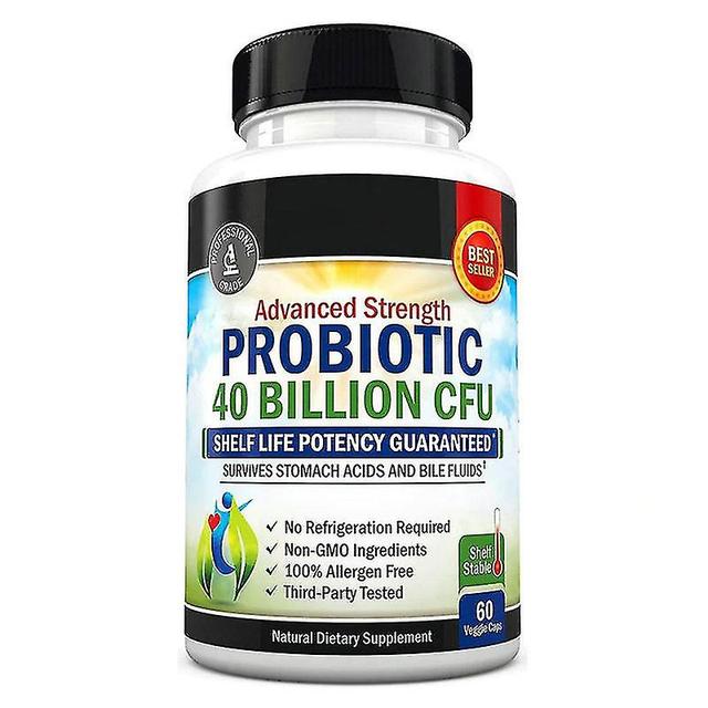 Probiotic Capsules Digestive Health Capsules Shelf Life Stable Supplements on Productcaster.