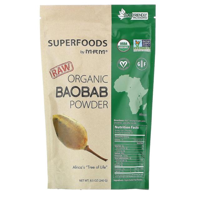 MRM, Raw Organic Baobab Powder, 8.5 oz (240 g) on Productcaster.