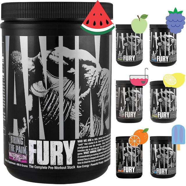 Universal Nutrition Animal Fury Powder, 30 Servings, BCAAs & Energy Supplement on Productcaster.