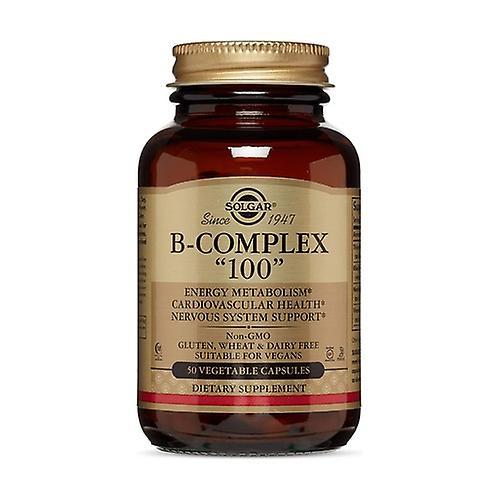 Solgar Vitamin B-Complex "100" Extra High Potency Vegetable 50 capsules on Productcaster.