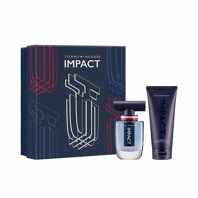 Men's Perfume Set Tommy Hilfiger Impact 3 Pieces on Productcaster.