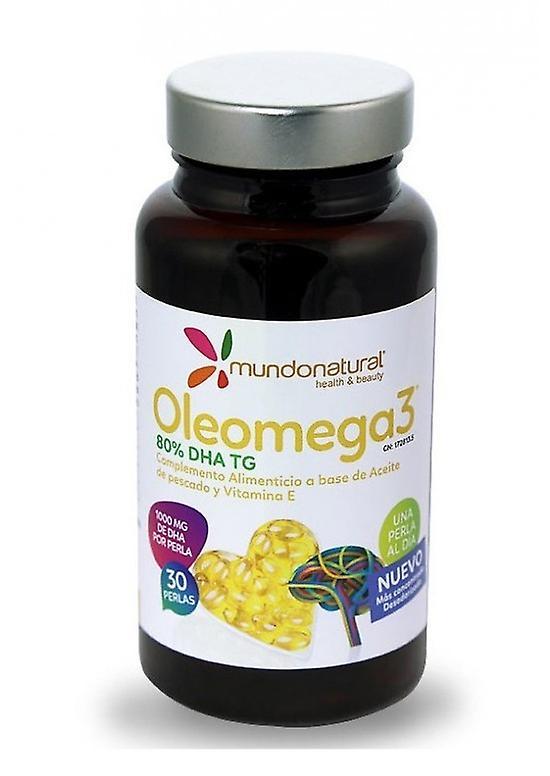 Mundo Natural Oleomega 3 80% gir 30 kapsler on Productcaster.