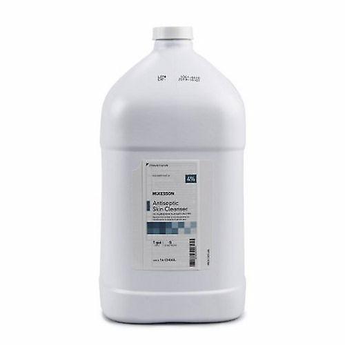 McKesson Antiseptic Skin Cleanser 1 gal. Jug 4% Strength CHG (Chlorhexidine Gluconate) / Isopropyl A, Count of 4 (Pack of 1) on Productcaster.