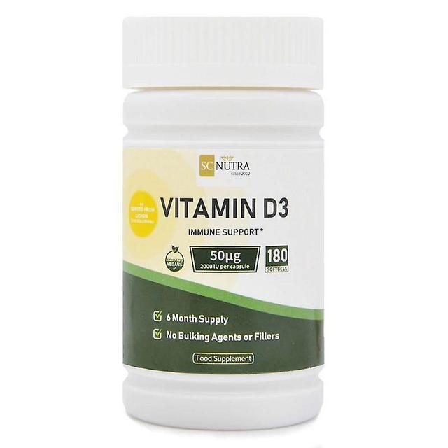 Sweet Cures SC Nutra Vegan Vitamin D3 Softgels 180 on Productcaster.