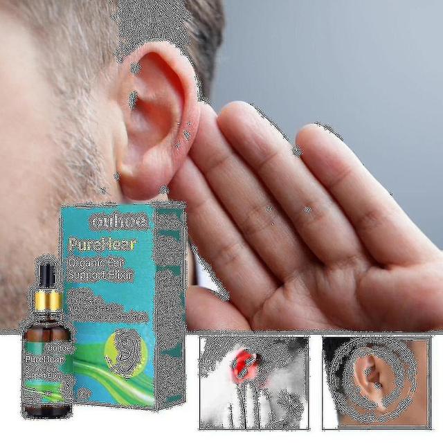 Purehear Organic Ear Support Elixir, Natural Products Organic Ear Oil 3pcs on Productcaster.