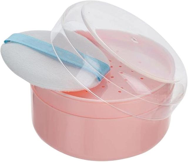 Puff Box ricaricabile, con custodia per l'erogazione di soffi di polvere, contenitore per scatola di polvere, bambino dopo il bagno in polvere P on Productcaster.