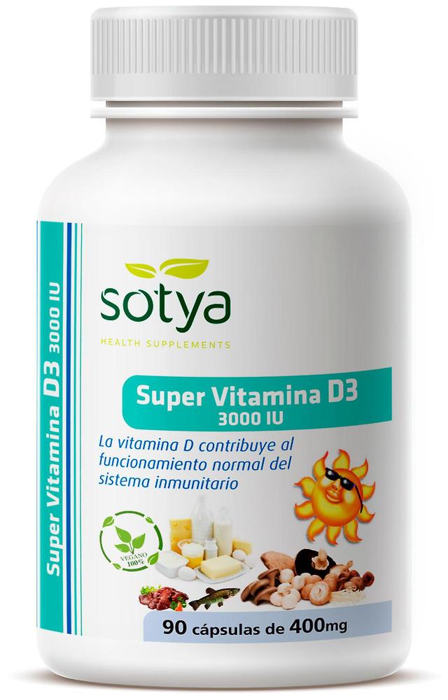 Sotya Super Vitamin D3 90 kapsler on Productcaster.