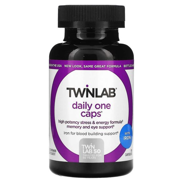 Twinlab, Daily One Caps with Iron, 90 Capsules on Productcaster.