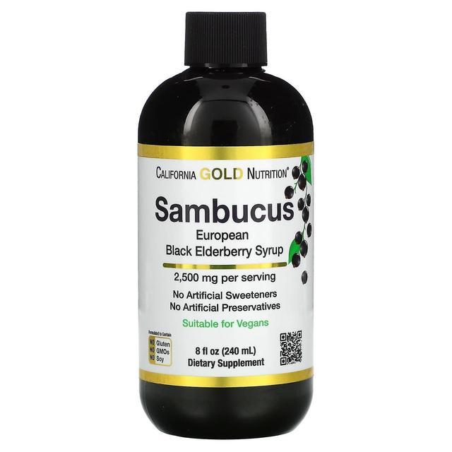 California Gold Nutrition, Sabugueiro Sambucus Adulto, 8 fl oz (240 ml) on Productcaster.