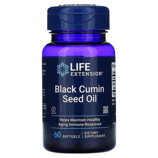 Life Extension, Black Cumin Seed Oil, 60 Softgels on Productcaster.