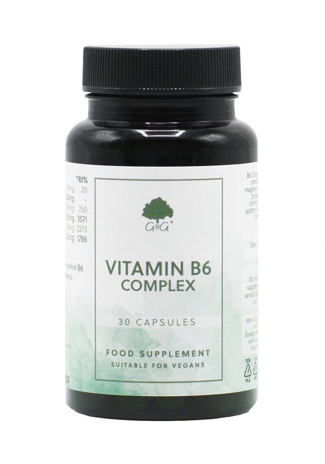 G&g vitamins vitamin b6 complex 30's on Productcaster.