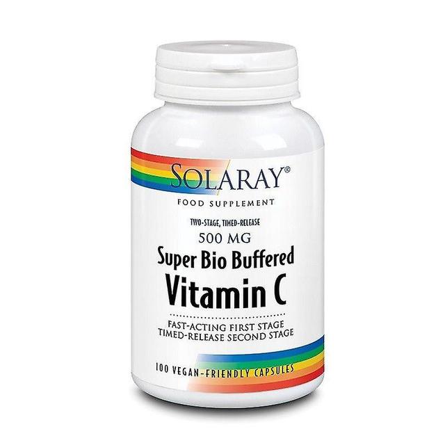 Solaray Super Bio Buffrad Vitamin C 500mg kapslar 100 (33971) on Productcaster.