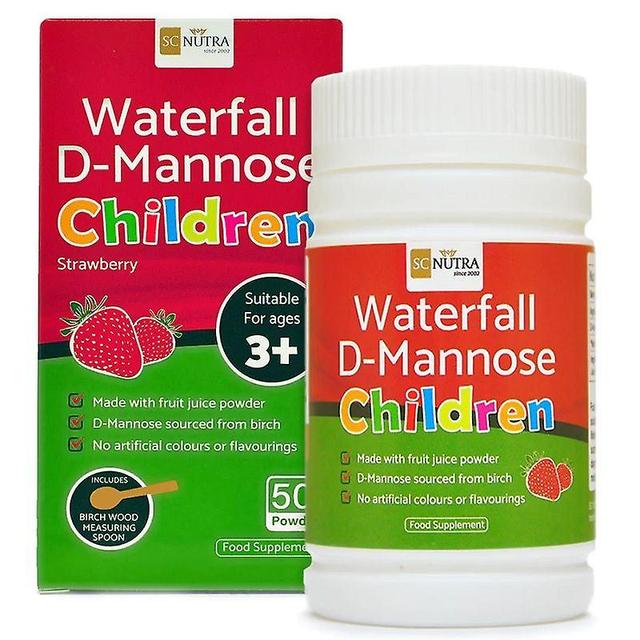 Sweet Cures SC Nutra Waterfall D-Mannose Children Strawberry Powder 50g on Productcaster.