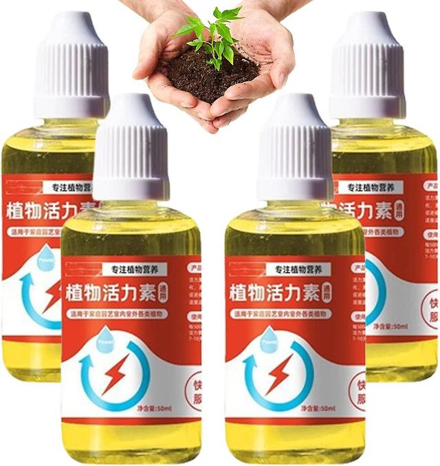 Plant Growth Enhancer Supplement, Root Stimulator For Plants, For Transplant And Rescue The Disease Seedlings 4 bottles on Productcaster.