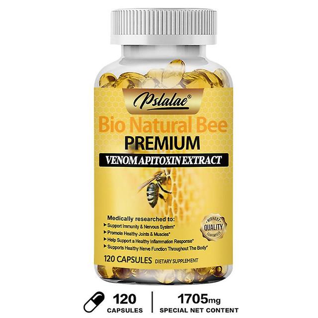 Vorallme Bee Capsules Enhance Immunity Antioxidation Effectively Relieve Joint Inflammation Non-gmo 120 Vegetarian Capsules 120 Capsules on Productcaster.