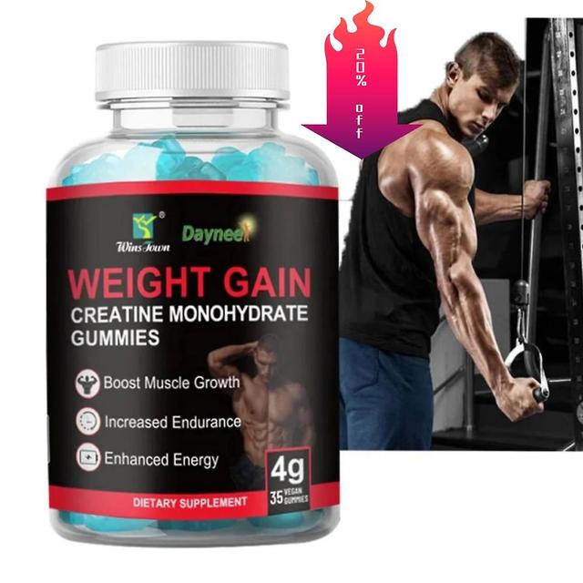 Creatine Monohydrate Gummies For Weight Gain | Dietary Supplement For Increasing Muscle Mass, Energy, Muscle Recovery And Endurance 1-pack 1pc on Productcaster.