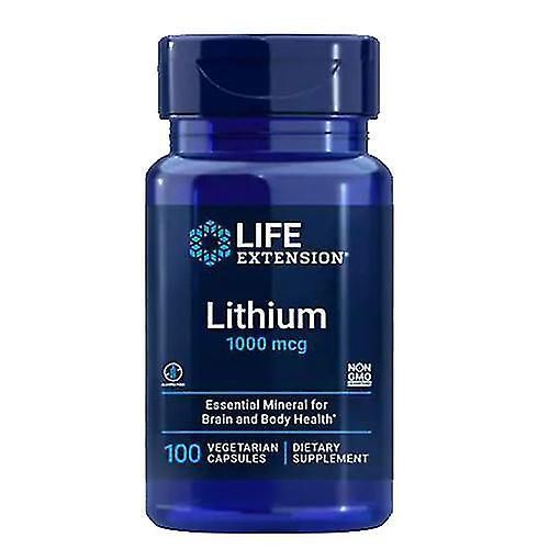 Litium, 1000 Mcg, 100 Veg Caps (förpackning med 1) on Productcaster.