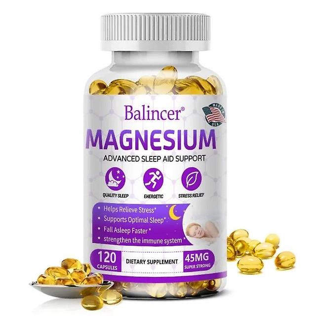 Vorallme Balincer 45mg Melatonin Kapseln, Schlafmittel zur Unterstützung von Schlaflosigkeit, Stress, Angstzuständen und der Gesundheit des Nervens... on Productcaster.