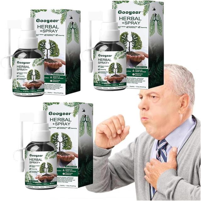 2024 3Pcs Nouveau RespiNature Herbal Lung Cleanse Mist-Puissant Soutien Pulmonaire,Essence de soins à base de plantes,Essence naturelle de poumon à... on Productcaster.