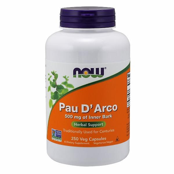 Now Foods Pau D' Arco,500 mg,250 Caps (Opakowanie 2) on Productcaster.