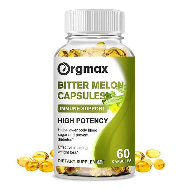 Visgaler Orgmax Bitter Melon Capsules Blood Sugar Balance Prevent Diabetes Vitamin B Supplement Plant-insulin Promote Blood Circulation 60pcs 3 bot... on Productcaster.