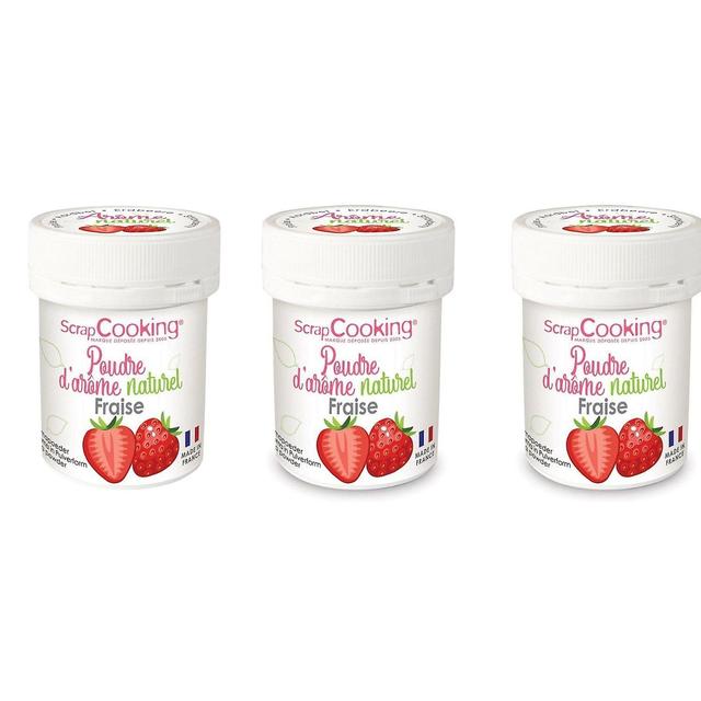 ScrapCooking Natural food flavoring powder 60 g - strawberry 5,5 x 4 x 4 cm on Productcaster.