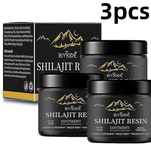 Pinguo Shilajit Resin 50g, Shilajit Resin For Energy Boost & Immune Support 3pcs on Productcaster.