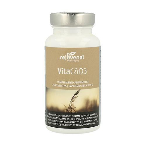 Rejuvenal VitaC & D3 250 tablets on Productcaster.