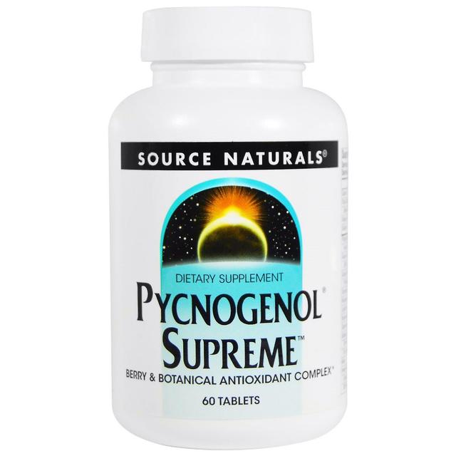 Source Naturals, Pycnogenol Supreme, 60 Tablets on Productcaster.