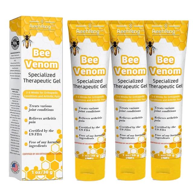 Elewelt New Zealand Bee Venom Gel 30g, New Zealand Natural Honey Bee Cream, Australian Bee Venom Cream Propolis Treatment 2pcs on Productcaster.