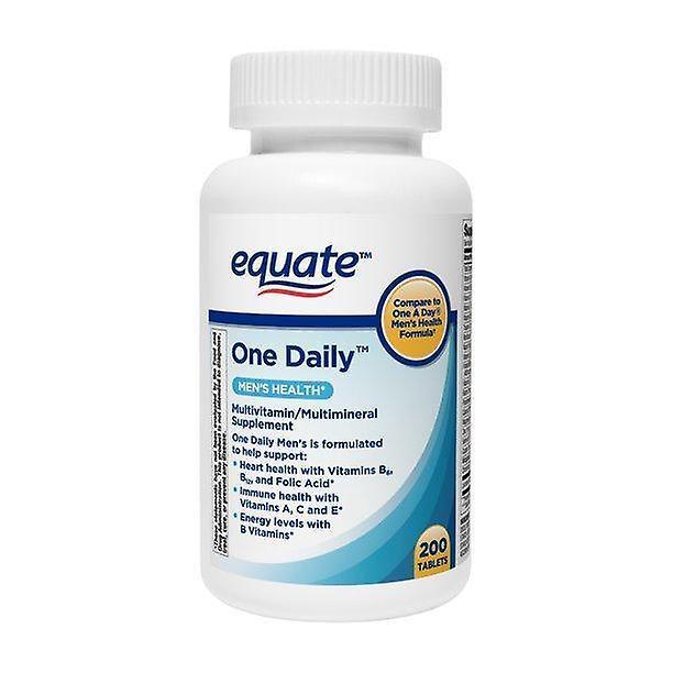 Equate one daily men's health multivitamin/multimineral supplement tablets, 200 count on Productcaster.