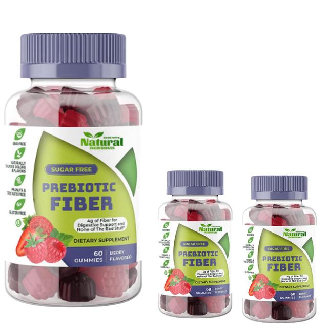 Gomitas de fibra prebiótica - Sin azúcar - Keto Friendly - Limpieza intestinal - Apoyo a la regularidad de la salud digestiva - Alivio del estreñim... on Productcaster.