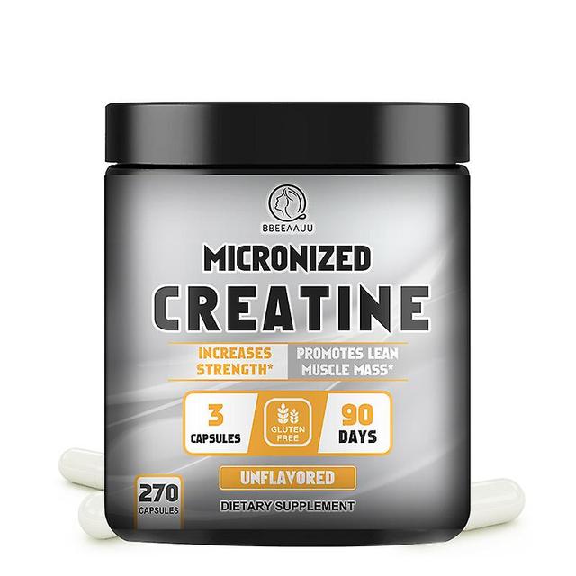 Visgaler Monohydrate Creatine Capsules Improve Energy Endurance Performance Enhance Athletic Muscle Growth For Adults Gym 270pcs on Productcaster.