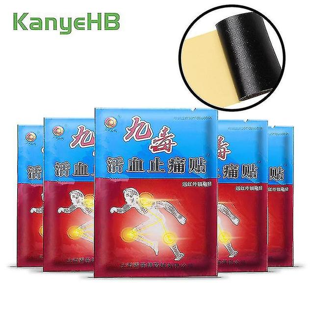 40pcs/5bags Joint Pain Plaster Rapid Heating Muscle Relaxe Rheumatism Herbal Sti on Productcaster.