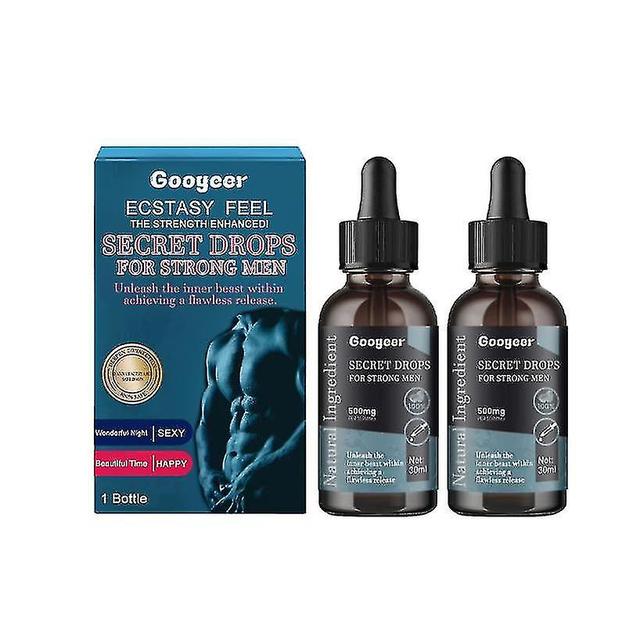 Woosien Googeer Secret Male Strength Drops Relieve Anxiety, Relax Body And Mind, Increase Vitality, Body Strengthening Drops 2PCS on Productcaster.