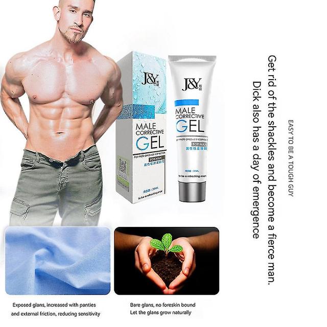 2X Male Phimosis Correction Care Gel Kompatibel Witheskin Improvement Liquid Kompatibel Witheskin Naturlig Växt on Productcaster.