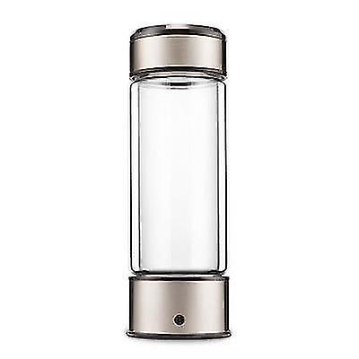 Alkaline Energy Hydrogen Rich Water Glass Bottle Gray on Productcaster.