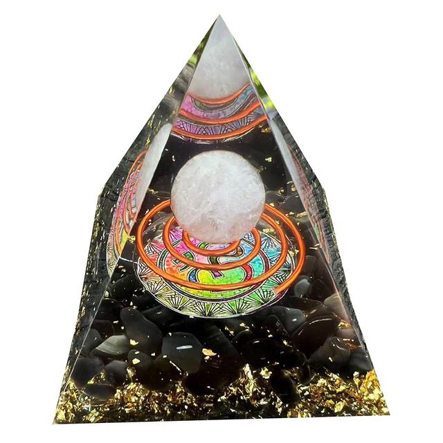 Crystal Pyramid Protection & Positive Energy Generator For Anxiety Relief E5 on Productcaster.