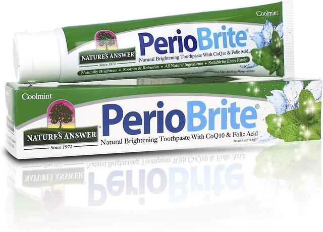 Nature's Answer PerioBrite Toothpaste Cool Mint 4 Oz (113.4g) on Productcaster.